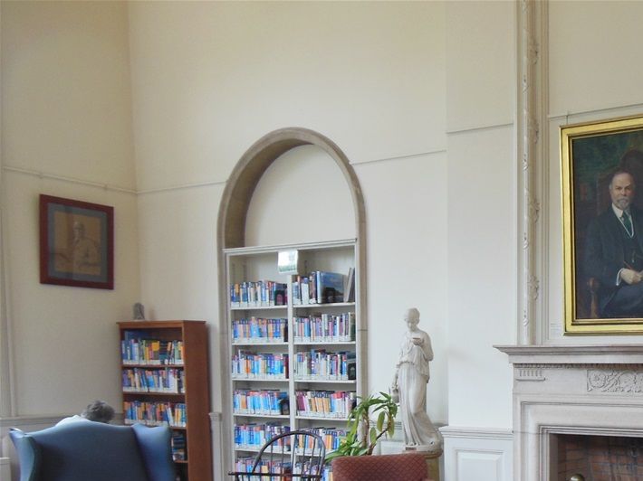 Reading room Warner library. Sit back relax and enjoy a good book! Tarrytown NY