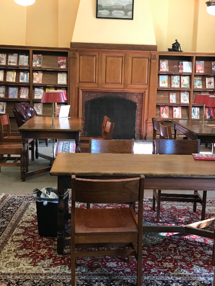 Luxurious reading room. Katonah, NY