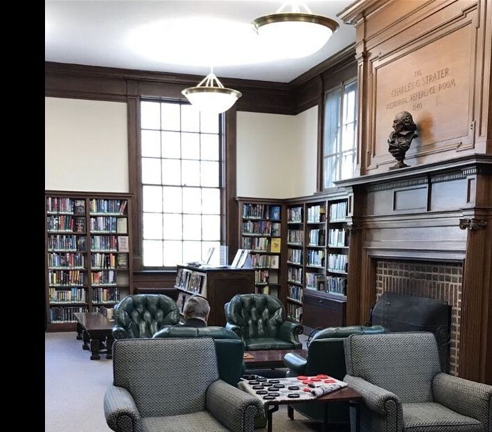 Reading room, RYE, NY